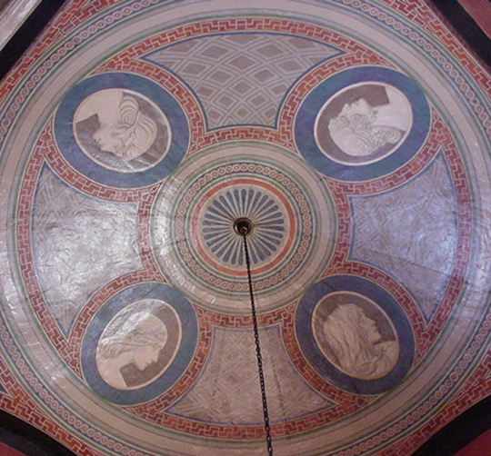 Four seasons in the dome above the Governor's desk